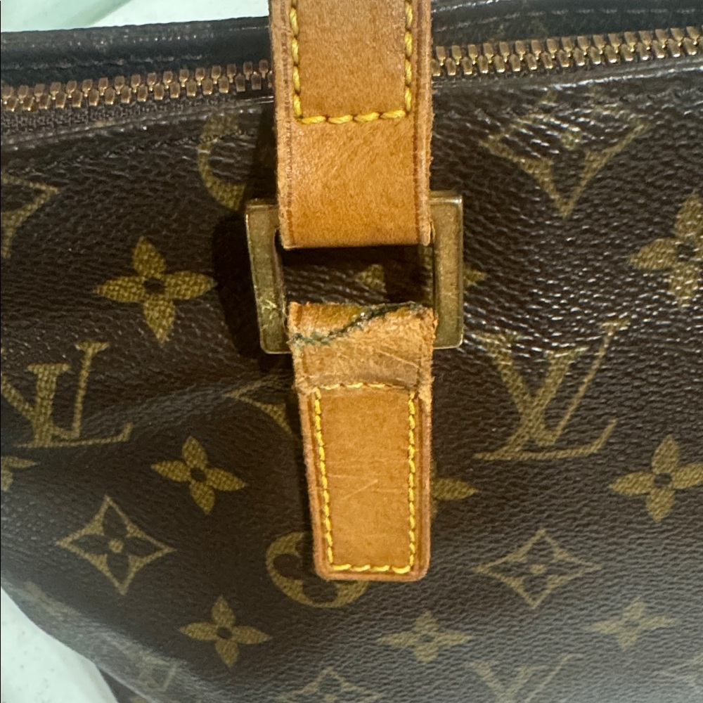 Louis Vuitton Cabas Piano Brown and Gold Monogram Tote Authentic - Picture 13 of 16